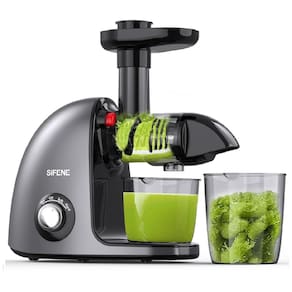 Espremedor de Frutas com Sistema Anti Entupimento e Motor Silencioso, 110V, SiFENE, Cinza