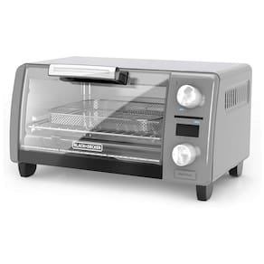 Forno Torradeira com Tecnologia Air Fryer, 110V Black Decker TOD1775G, Cinza