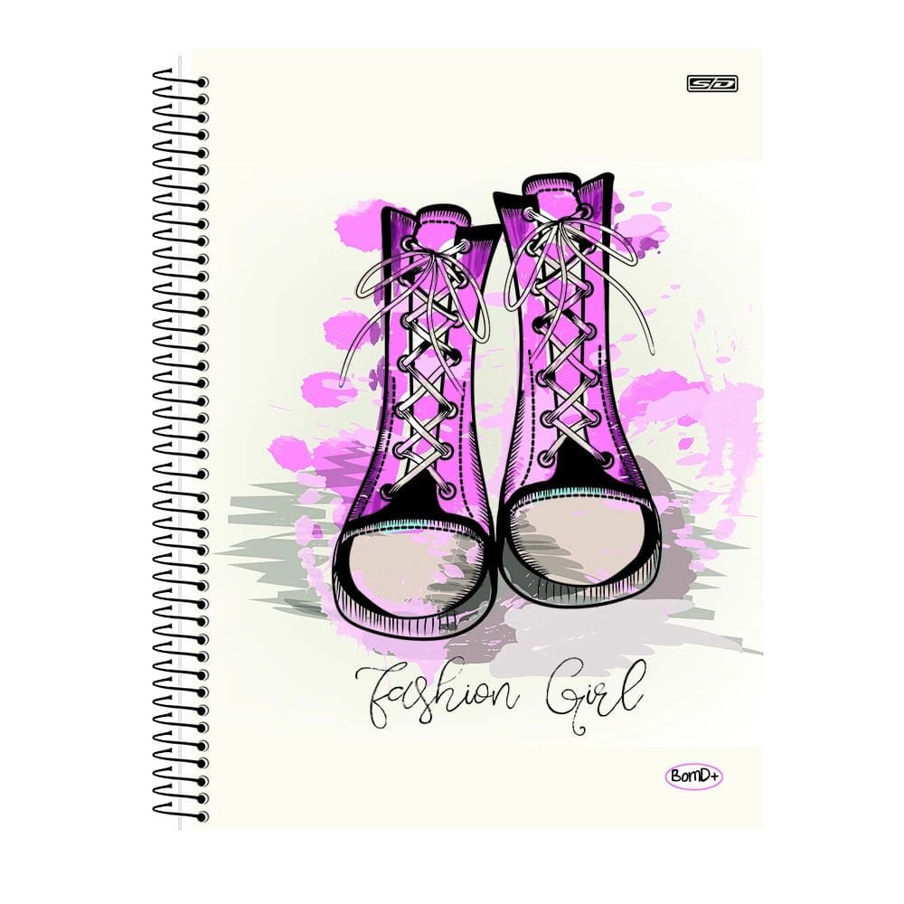 Caderno Universitário São Domingos Bom D+ Capa Dura 10 Matérias 160 Folhas - Item Variado