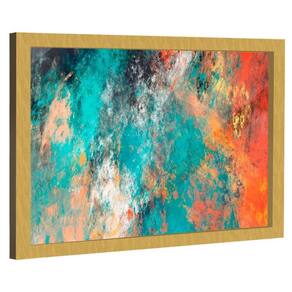 Quadro Decorativo Nuvens Abstratas Coloridas
