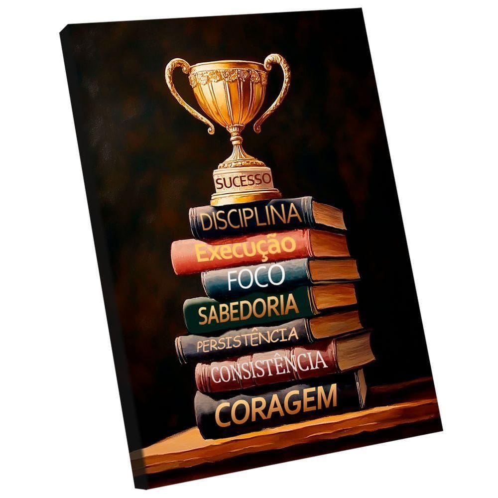 Quadro Decorativo Conhecimento é Sucesso