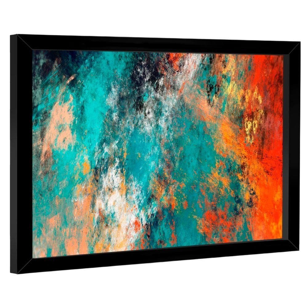 Quadro Decorativo Nuvens Abstratas Coloridas