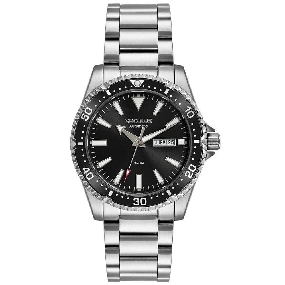Relógio Seculus Diver Automático 44237g0svna1 Prata