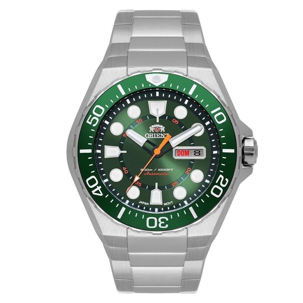 Relógio Orient Masculino Automático Diver F49ss036-e1sx Verde