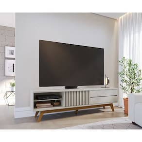Bancada Veneza Off White Matte - Colibri Móveis