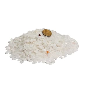 500 g Quartzo Leitoso Cristal Rolado PP Aprox 8mm Classe A