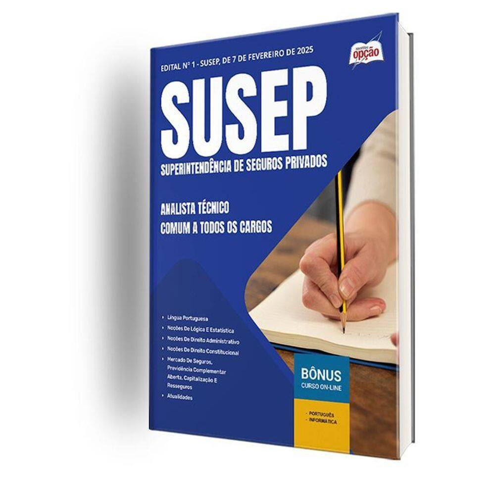 Apostila Susep 2025 Analista Técnico Comum A Todos Os Cargos