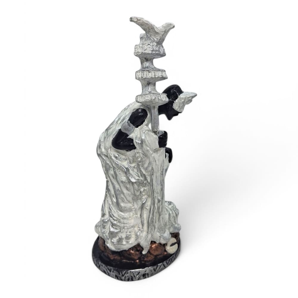 Estatueta imagem Oxalufã Orixá Plena Paz interior 15 cm