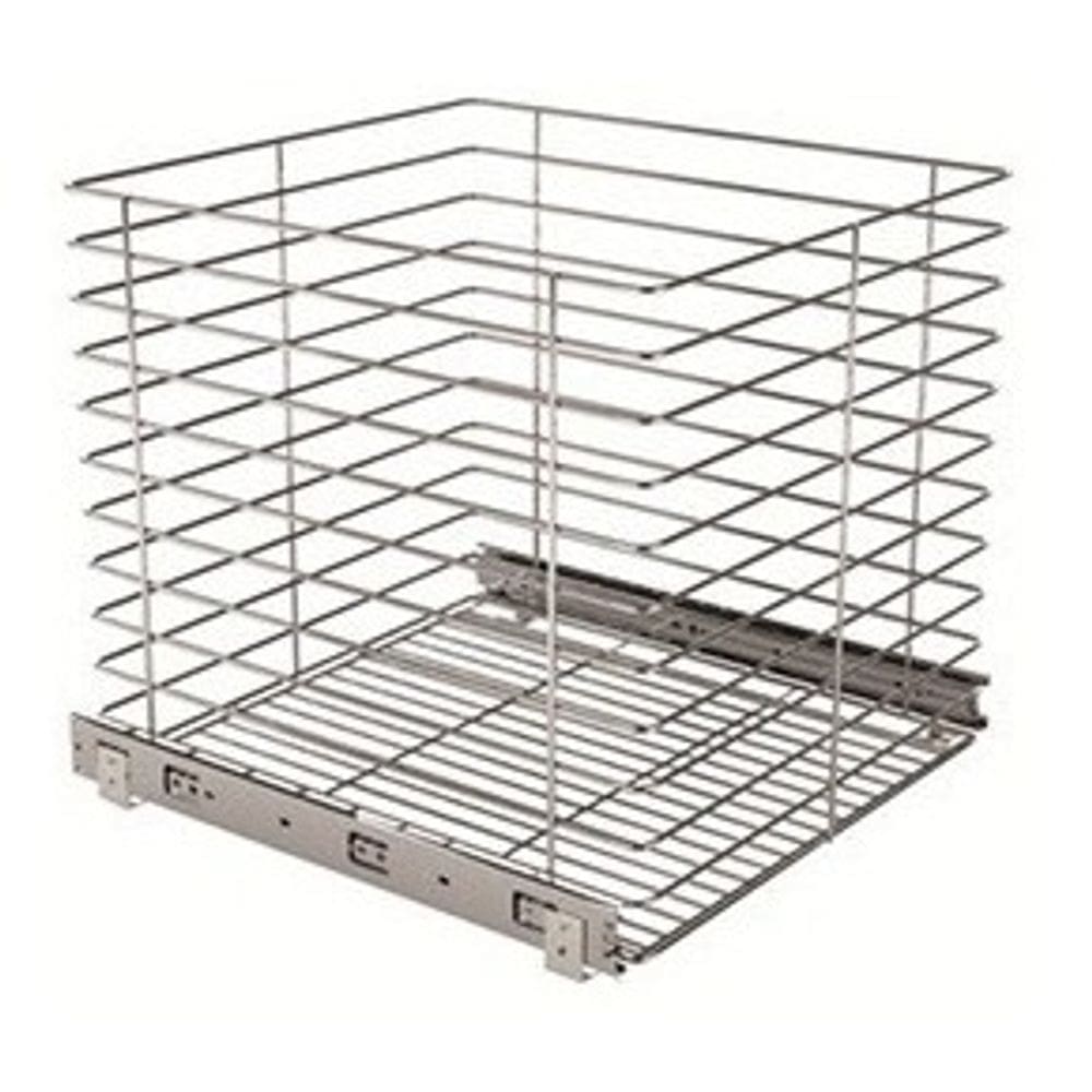 Tulha Deslizante Cesto Roupa De Base 45x42x47 C Trilhos 7027