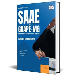 Apostila Saae Guapé Mg 2025 - Ajudante Administrativo