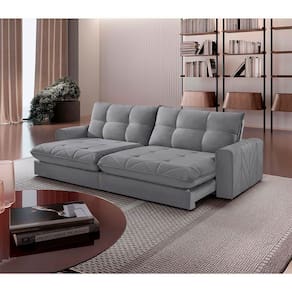 Sofá Firenze Linho 02 Módulos de 100cm B25cm Meu Sofá Online