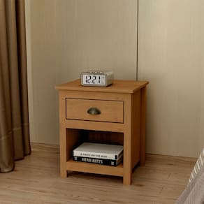 Mesa de Cabeceira 1 Gaveta Topázio 9100FN Freijó Finestra