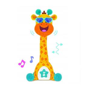 Pelúcia Girafa Interativa Canta e Dança com Luz e Som - Shiny Toys