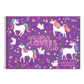 Caderno Desenho 80 Folhas Unicornio Blink Tilibra 1877