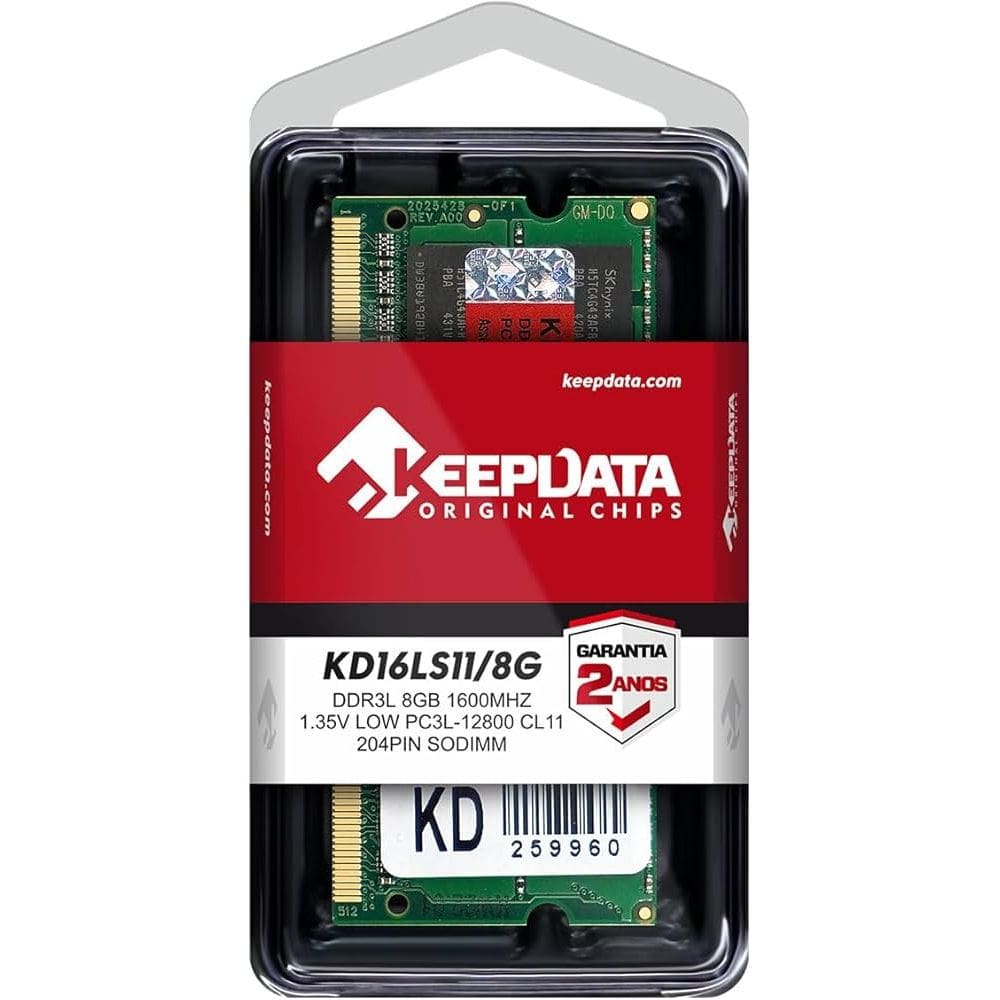 Memoria Notebook Keepdata 8Gb Ddr3l 1600
