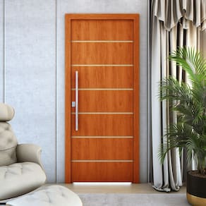 Kit 4 Portas De Madeira Frisada U.V 210cm x 80cm - R50VL