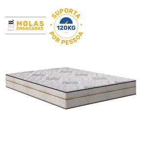 Colchão de Molas Ensacadas Luxury Queen 158cm