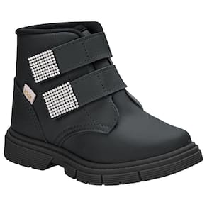 Coturno Kidy Fashion 084-0109 Menina - Preto