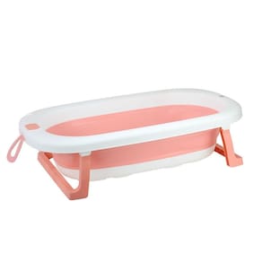 Banheira Dobrável Infantil Rosa Portátil Cbs0293 - Castela