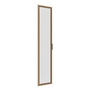 Porta Reflecta para Módulo de Canto Linear Closet sem Porta Jade Cabecasa Madeiramadeira Avelã