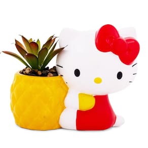 Mini Planter Silver Buffalo Sanrio Hello Kitty Abacaxi