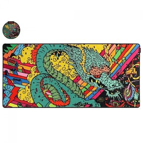 Mousepad Gamer PcYes Dragon Extended - Extra Grande: 900x420mm - PMD90X42