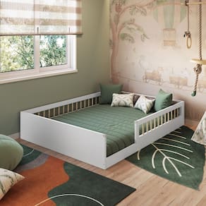 Cama Montessoriana de Casal Linha Affetto Branco