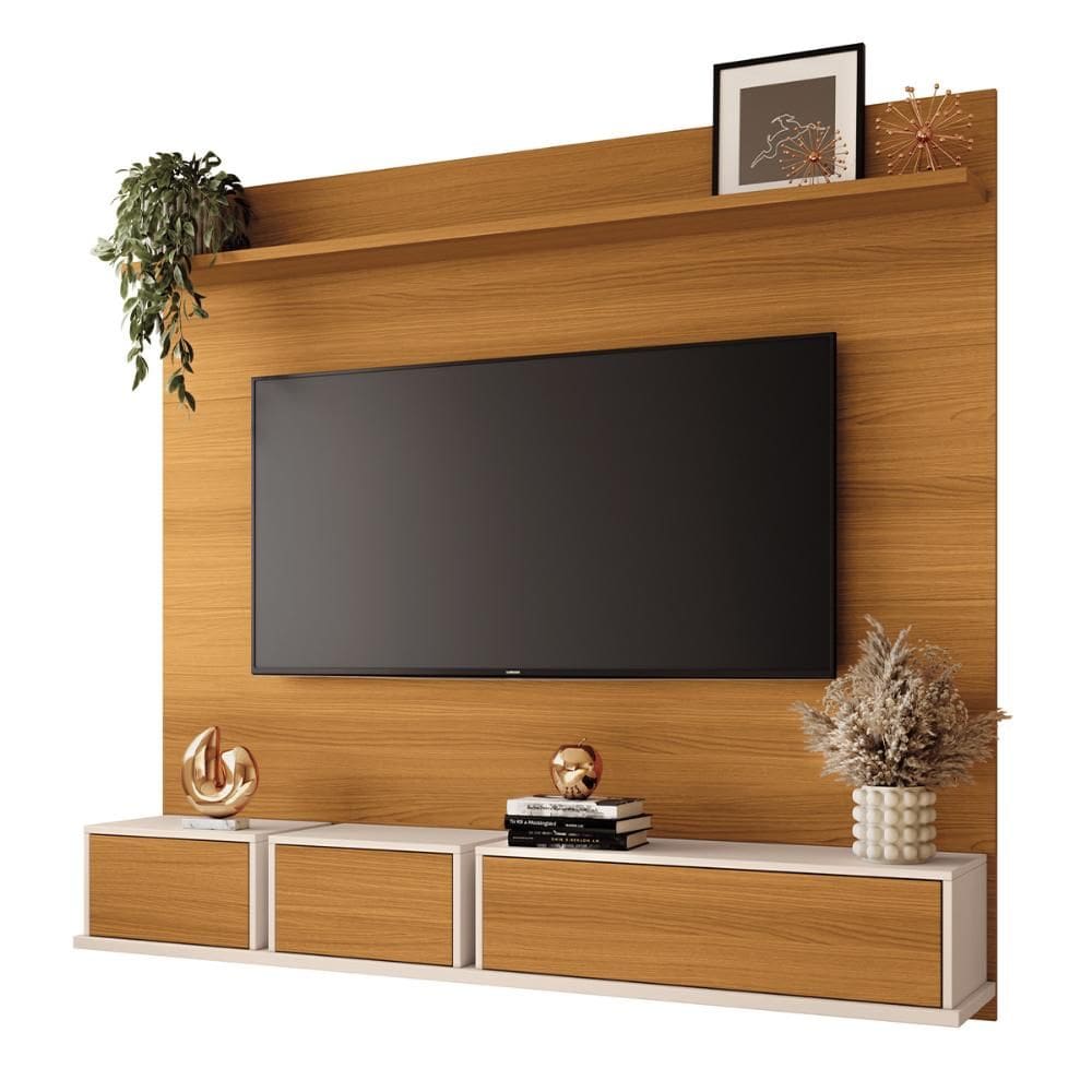 Painel Home Suspenso Max TV até 70” Polegadas com 3 Portas