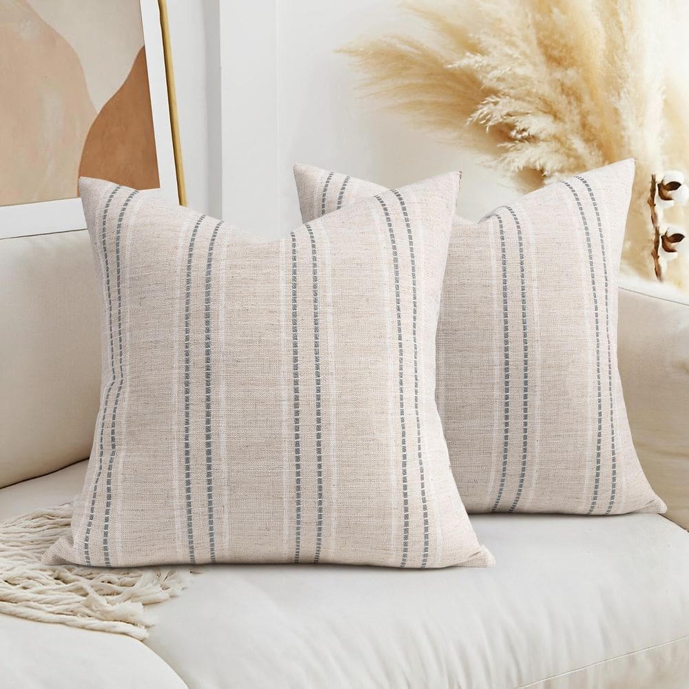 Capas de almofada AELS Decorative Farmhouse Linen 50x50cm