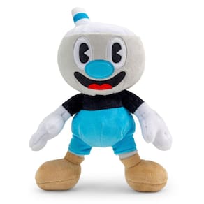 Brinquedo de pelúcia Toynk Cuphead Mugman 20 cm, colecionador oficial