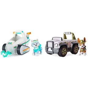Pacote de veículos de brinquedo Paw Patrol Everest Snow Plow & Tracker