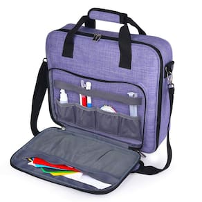 Bolsa organizadora de bordado BAGLHER Cross Stitch Large Purple