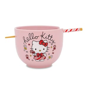 Conjunto de louças Ramen Silver Buffalo Hello Kitty Holiday