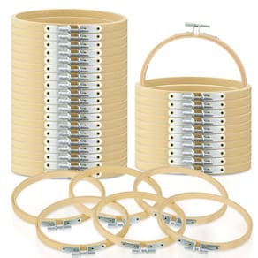 Aros de bordado Weysat 13 cm Bamboo Circle Bulk (60 unidades)