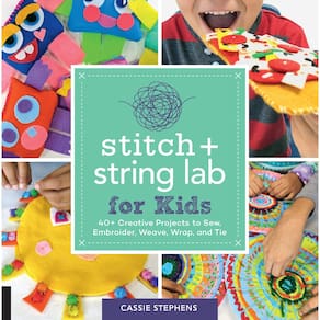 Book Stitch and String Lab para crianças: mais de 40 projetos criativos