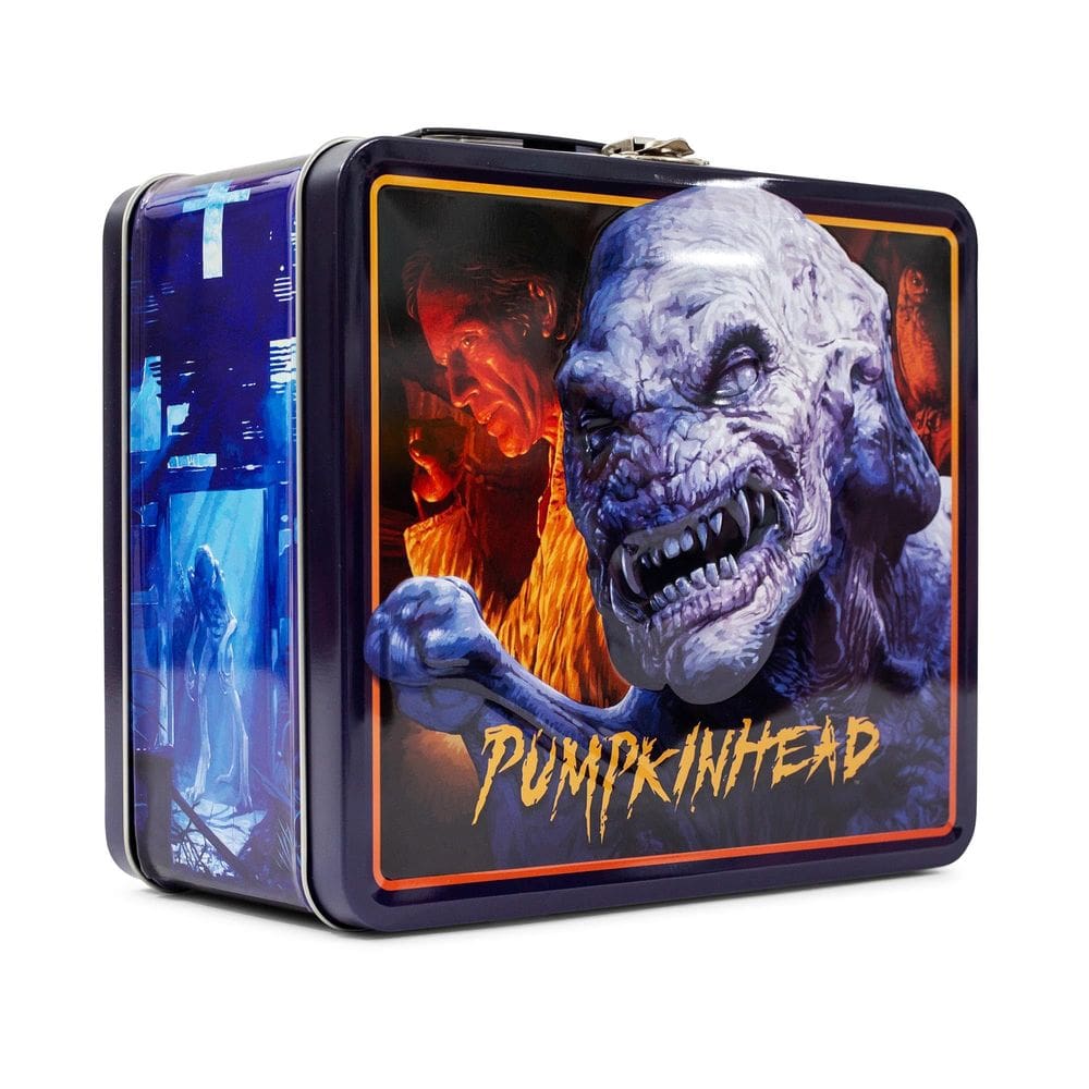 Lancheira Toynk Pumpkinhead em metal estilo retrô