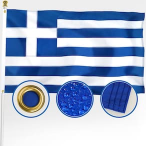 Bandeira: XIFAN, Grécia, País Nacional Grego, 3 x 5 pés, nylon 210D