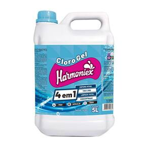 Kit com 2 Cloro em Gel Galão 5 Litros Harmoniex