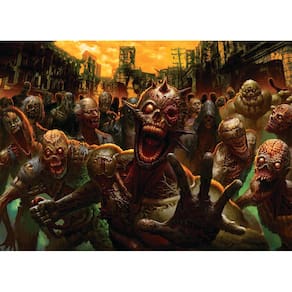 Quebra-cabeça Toynk Zombie Horde Monster Horror 1000 peças