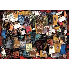 Quebra-cabeça Biblioteca de livros de terror Toynk Queen Anne