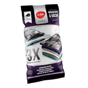 Kit 10 Saco Organizador Vácuo Edredom Cobertor Roupas 70X110