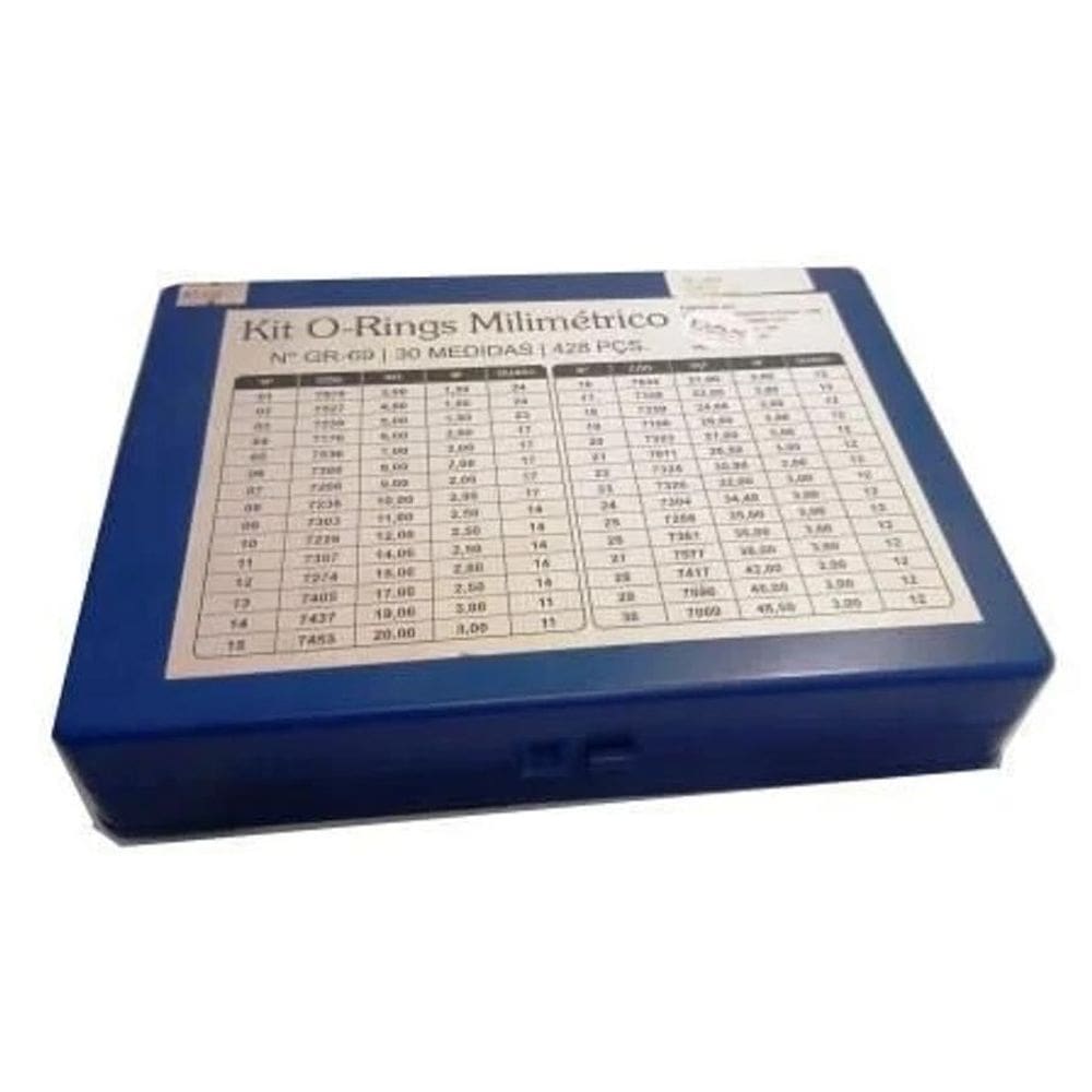 Kit Anel Oring Milimétrico Com Estojo