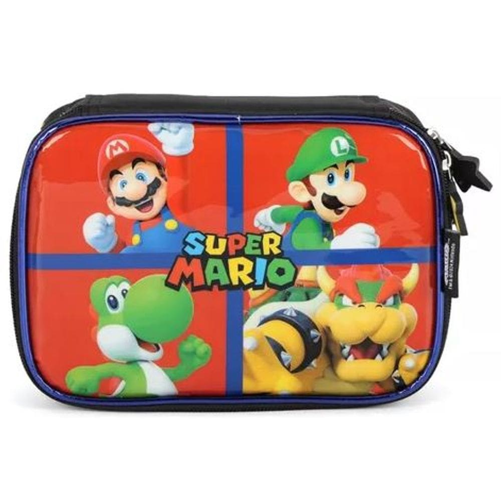 Estojo Escolar Box Super Mario Luxcel
