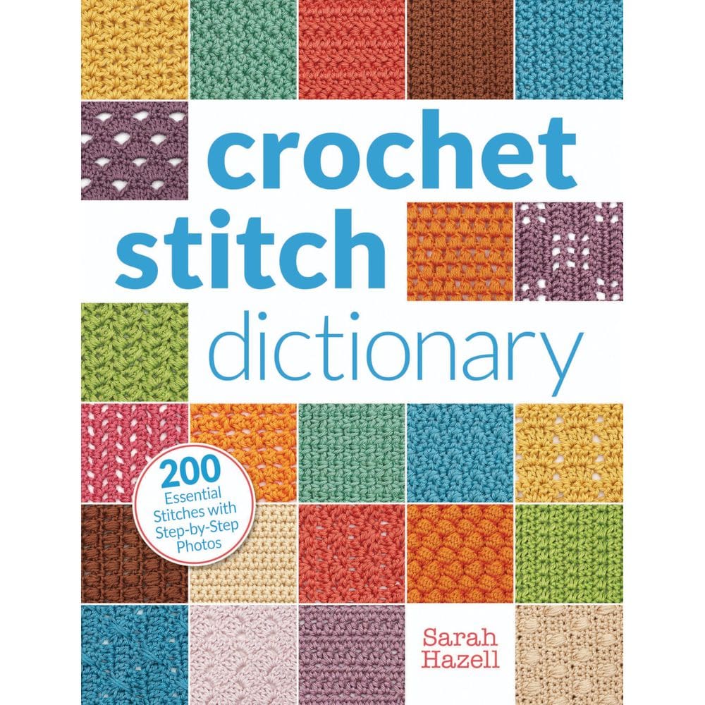 Livro: dicionário de pontos de crochê entrelaçados com 200 pontos