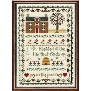 Kit de ponto cruz contado Janlynn Joy em The Journey Blue