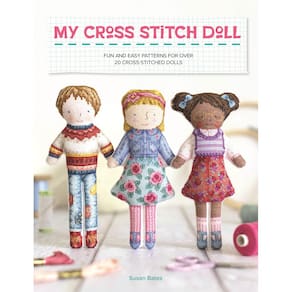 Livro David & Charles My Cross Stitch Doll: padrão divertido e fácil