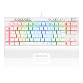 Teclado Mecânico Gamer Redragon Magic-Wand Pro - ABNT2 - RGB - Switch Brown - Branco - K587W-RGB-PRO