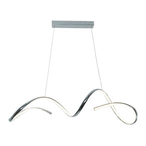 Lustre Pendente Taschibra Londres Led Bivolt Cromado 3000k Luz Amarela 15051072
