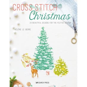 Livro Cross Stitch Christmas 20 Beautiful Designs, época festiva