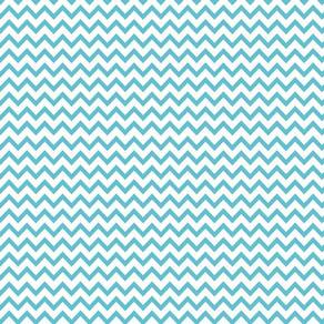 Papel Parede Azul Claro E Branco Chevron Adesivo Decorativo